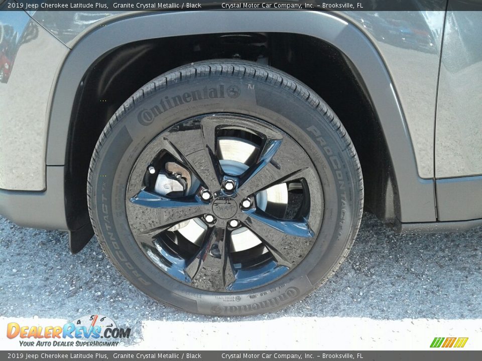 2019 Jeep Cherokee Latitude Plus Granite Crystal Metallic / Black Photo #20