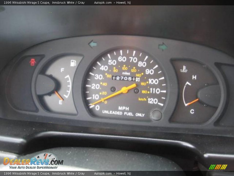 1996 Mitsubishi Mirage S Coupe Innsbruck White / Gray Photo #24