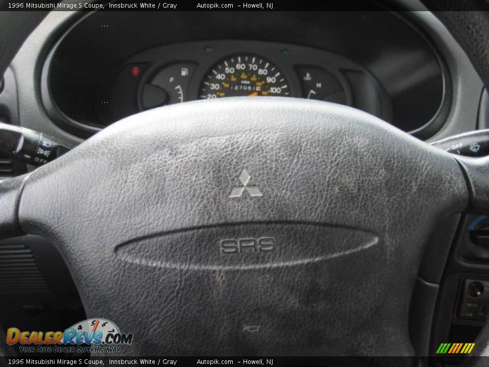 1996 Mitsubishi Mirage S Coupe Innsbruck White / Gray Photo #25