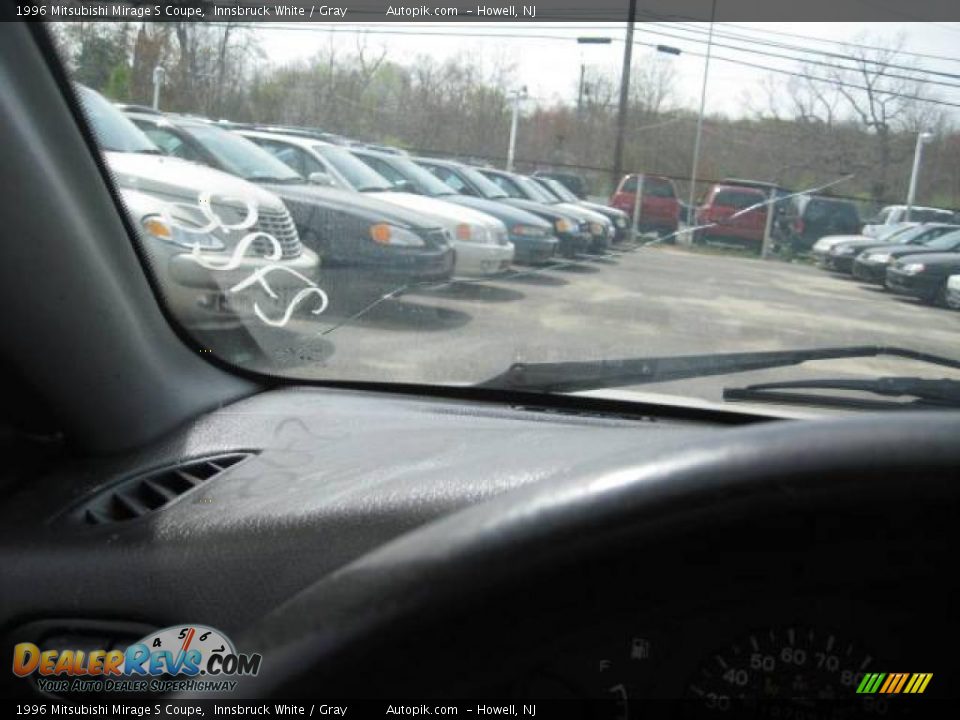 1996 Mitsubishi Mirage S Coupe Innsbruck White / Gray Photo #27