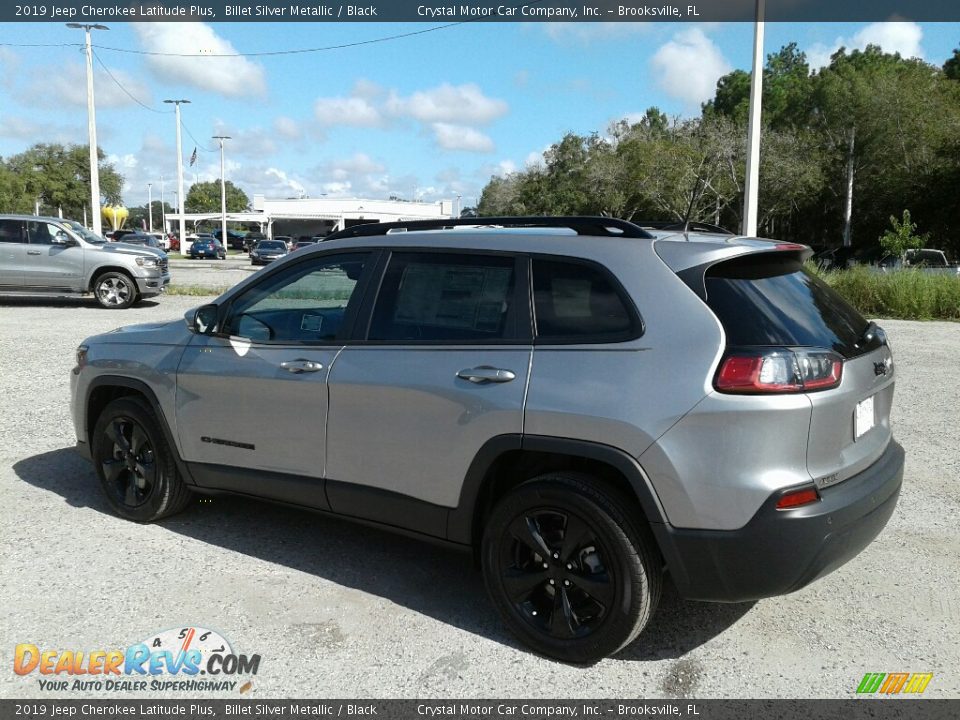 2019 Jeep Cherokee Latitude Plus Billet Silver Metallic / Black Photo #3