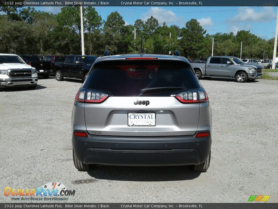 2019 Jeep Cherokee Latitude Plus Billet Silver Metallic / Black Photo #4