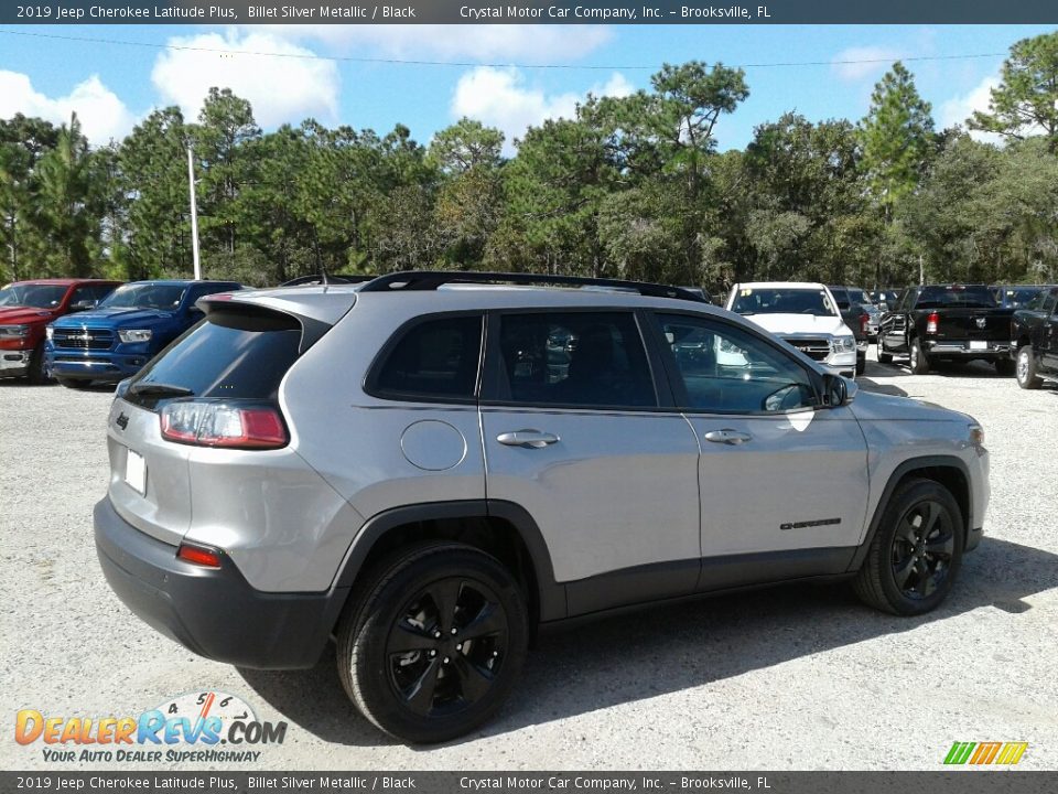 2019 Jeep Cherokee Latitude Plus Billet Silver Metallic / Black Photo #5