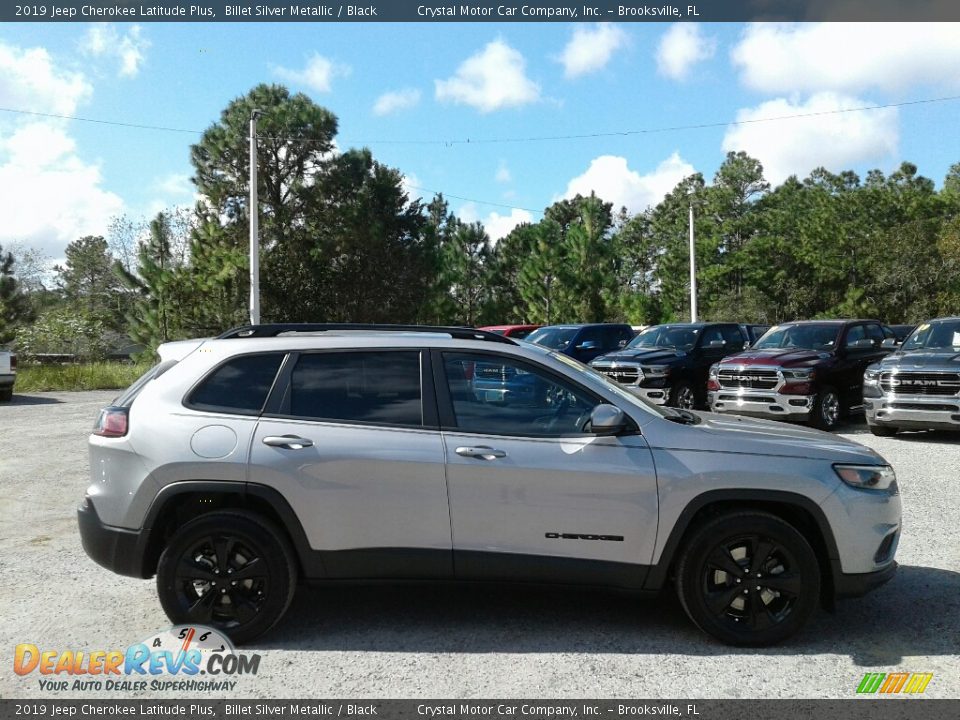 2019 Jeep Cherokee Latitude Plus Billet Silver Metallic / Black Photo #6