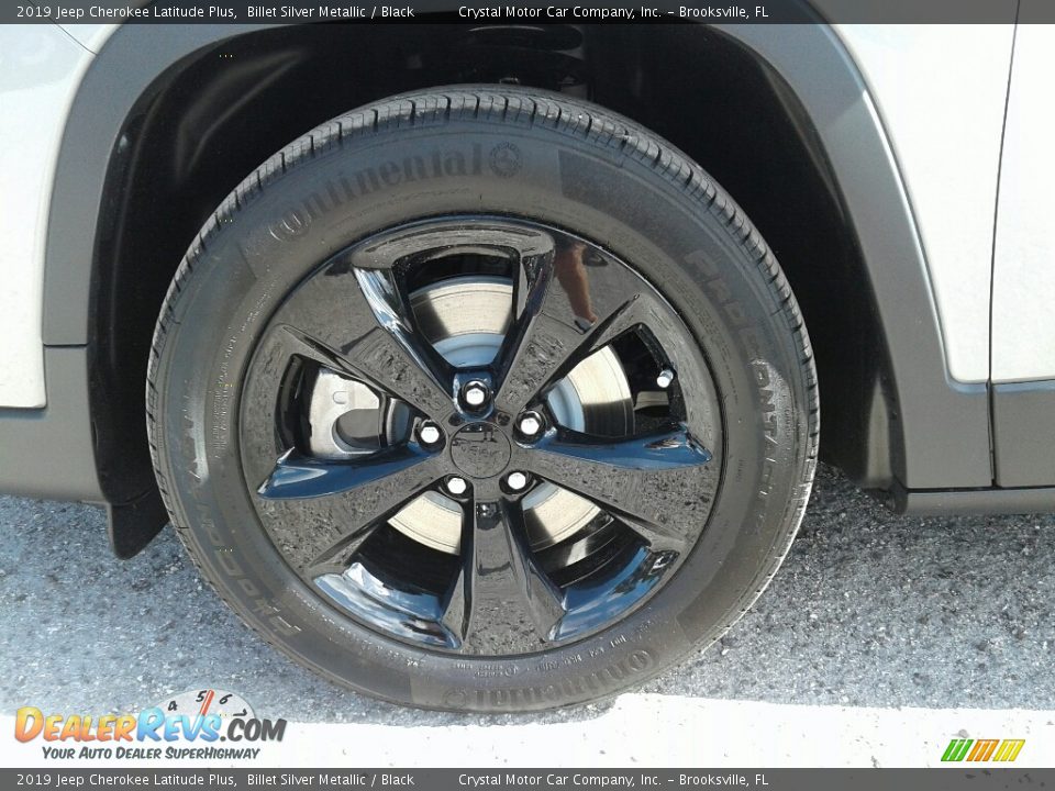 2019 Jeep Cherokee Latitude Plus Billet Silver Metallic / Black Photo #20