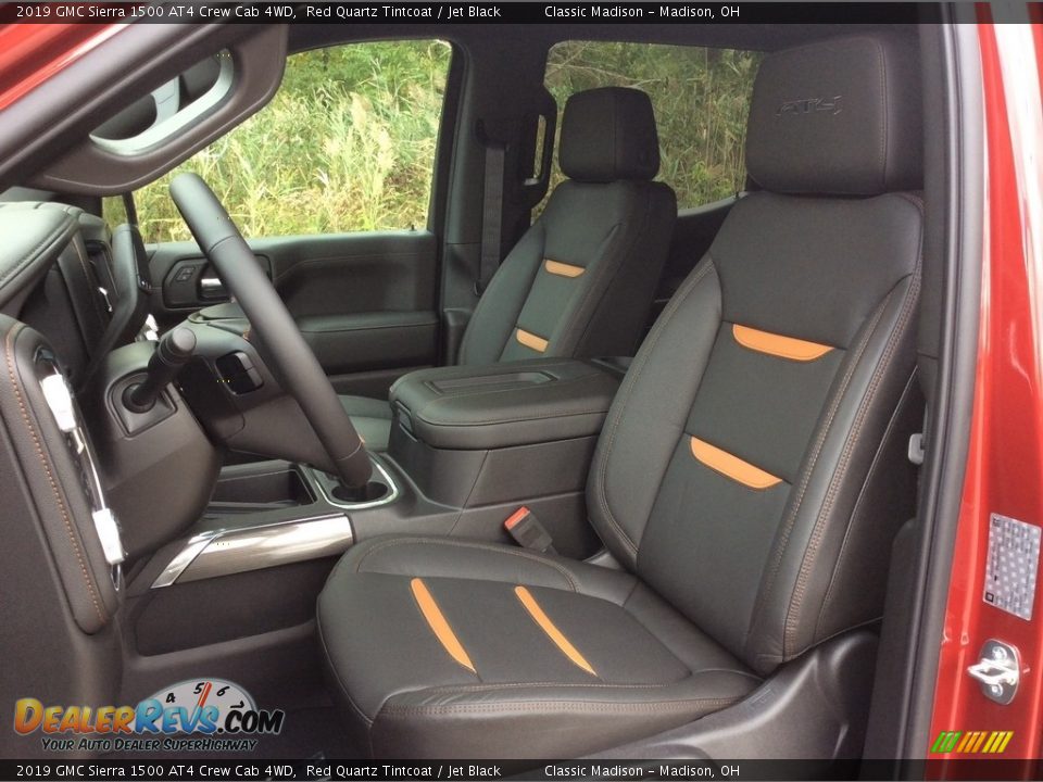 Jet Black Interior - 2019 GMC Sierra 1500 AT4 Crew Cab 4WD Photo #13