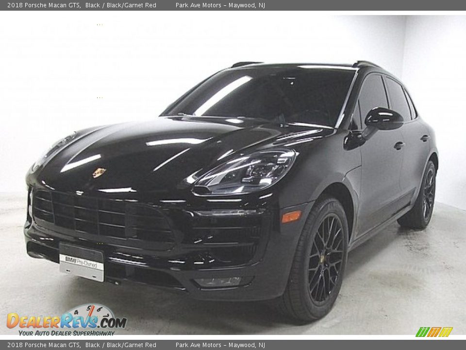 2018 Porsche Macan GTS Black / Black/Garnet Red Photo #1