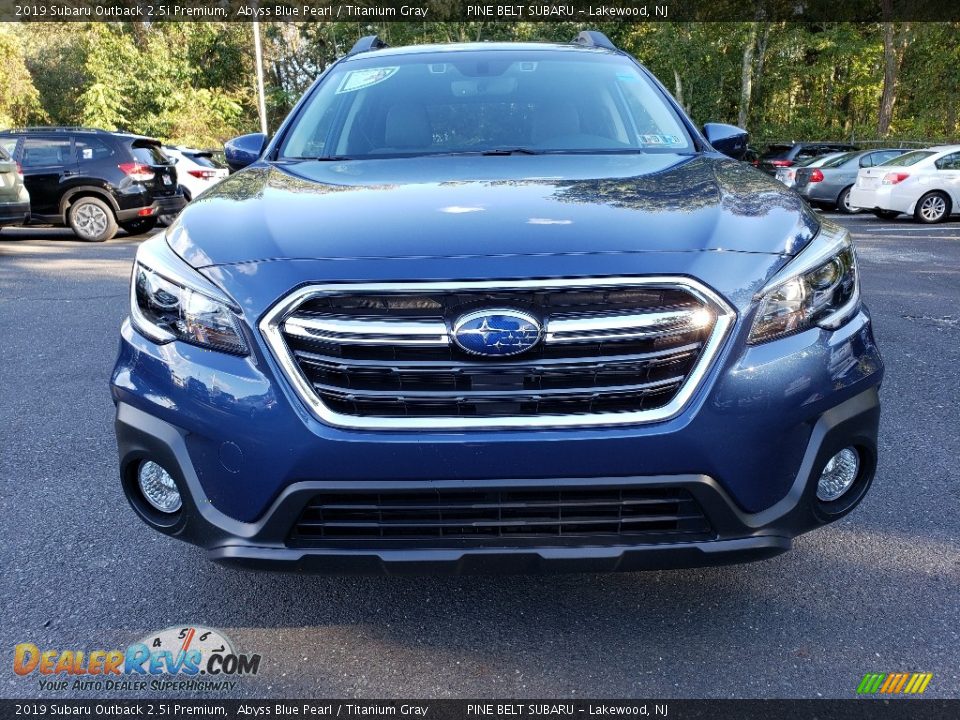 2019 Subaru Outback 2.5i Premium Abyss Blue Pearl / Titanium Gray Photo #2