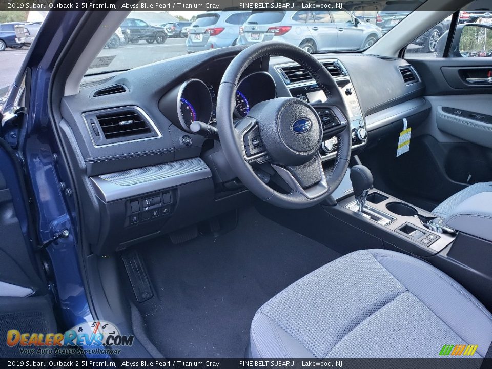 2019 Subaru Outback 2.5i Premium Abyss Blue Pearl / Titanium Gray Photo #7