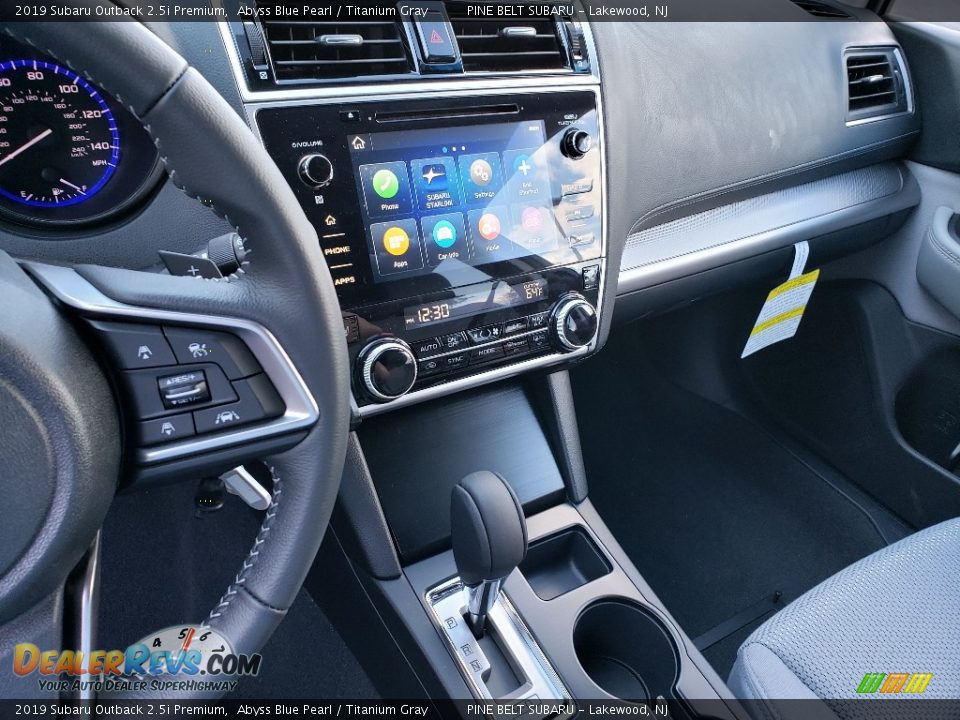 2019 Subaru Outback 2.5i Premium Abyss Blue Pearl / Titanium Gray Photo #10