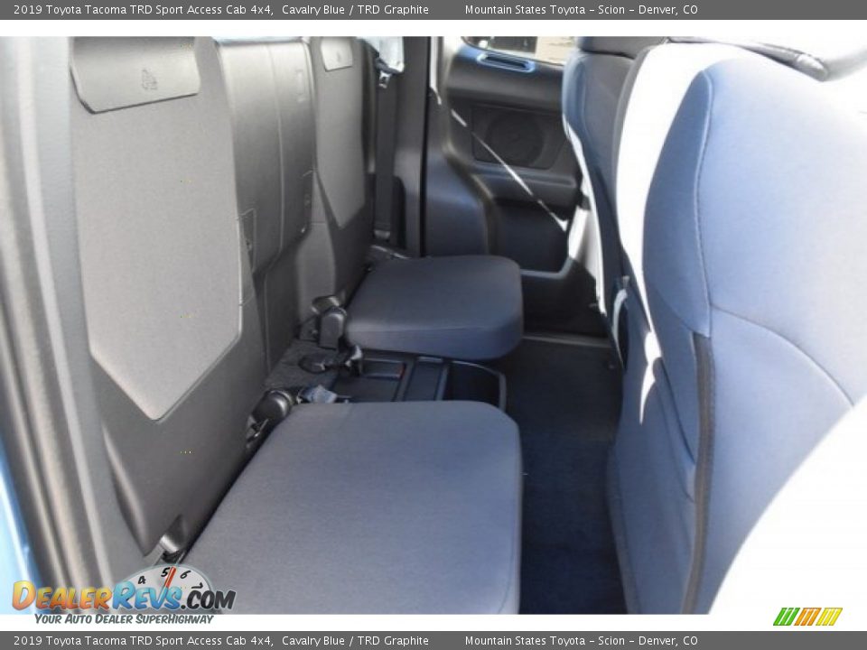Rear Seat of 2019 Toyota Tacoma TRD Sport Access Cab 4x4 Photo #18