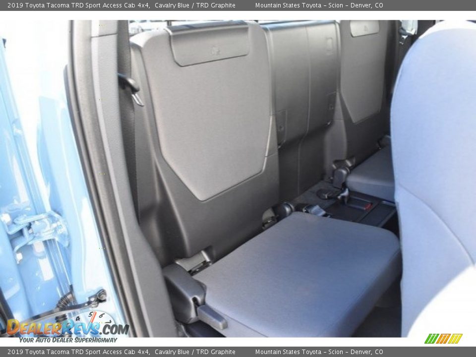 Rear Seat of 2019 Toyota Tacoma TRD Sport Access Cab 4x4 Photo #19