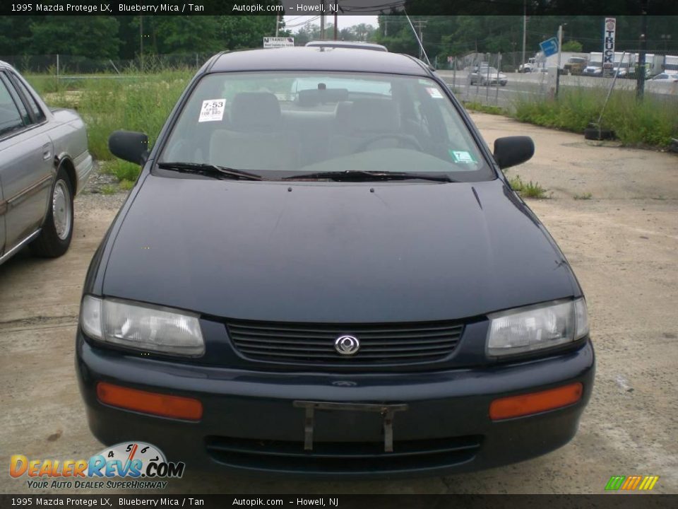 1995 Mazda Protege LX Blueberry Mica / Tan Photo #1