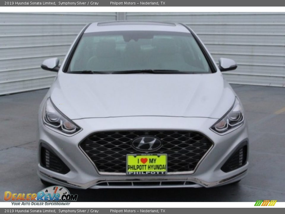 2019 Hyundai Sonata Limited Symphony Silver / Gray Photo #2