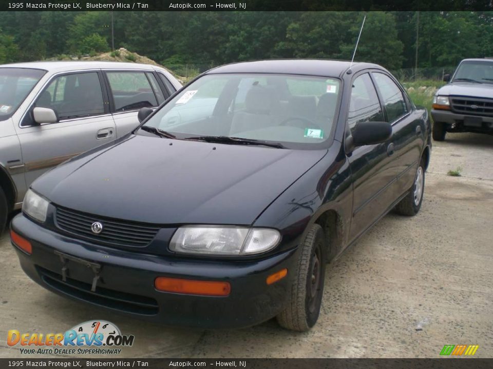 1995 Mazda Protege LX Blueberry Mica / Tan Photo #3