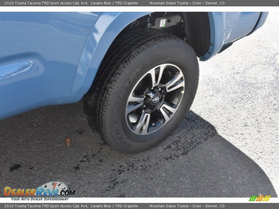 2019 Toyota Tacoma TRD Sport Access Cab 4x4 Cavalry Blue / TRD Graphite Photo #33