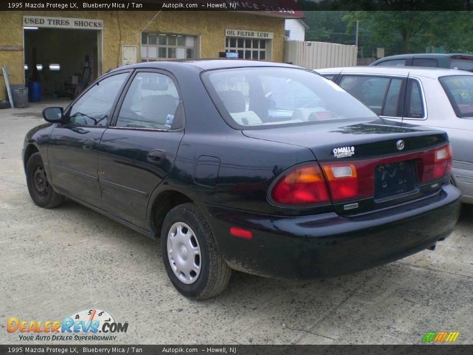 1995 Mazda Protege LX Blueberry Mica / Tan Photo #5
