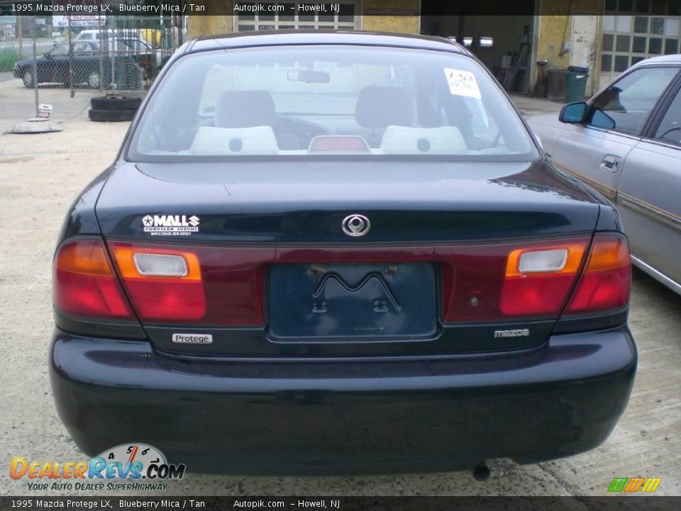 1995 Mazda Protege LX Blueberry Mica / Tan Photo #6