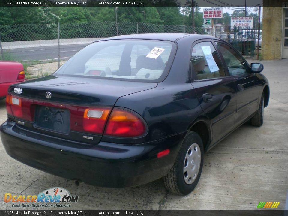 1995 Mazda Protege LX Blueberry Mica / Tan Photo #7
