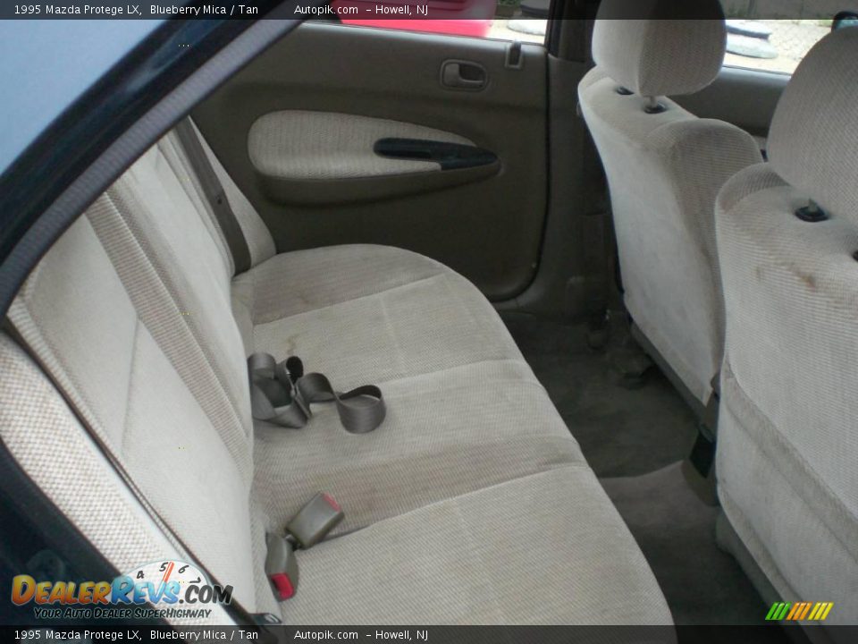 1995 Mazda Protege LX Blueberry Mica / Tan Photo #10