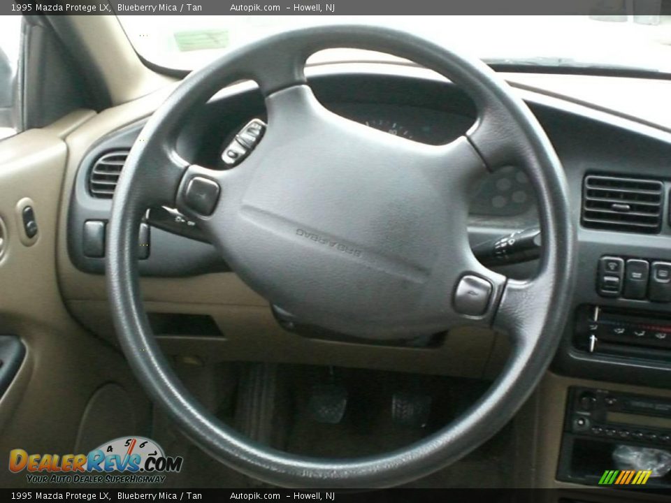 1995 Mazda Protege LX Blueberry Mica / Tan Photo #13