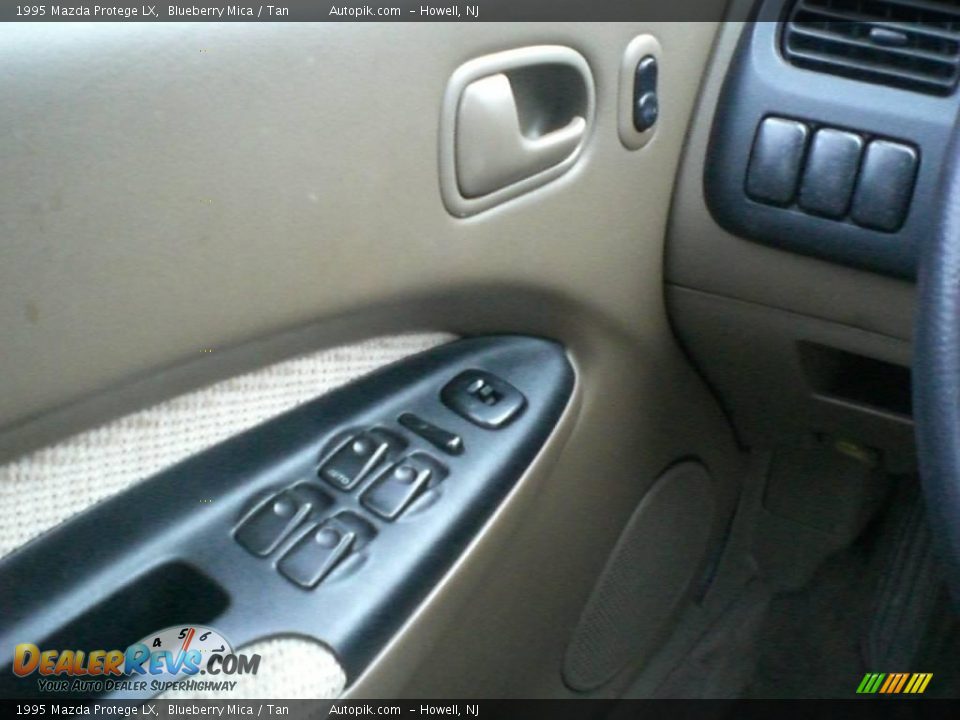 1995 Mazda Protege LX Blueberry Mica / Tan Photo #14