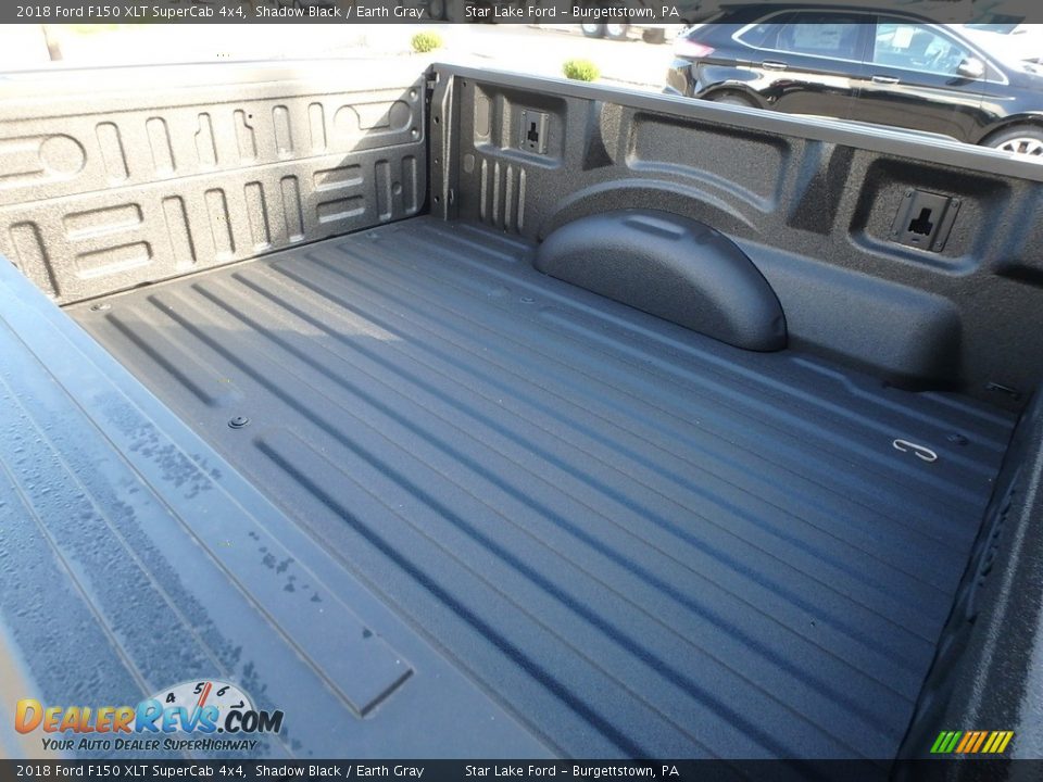 2018 Ford F150 XLT SuperCab 4x4 Shadow Black / Earth Gray Photo #5