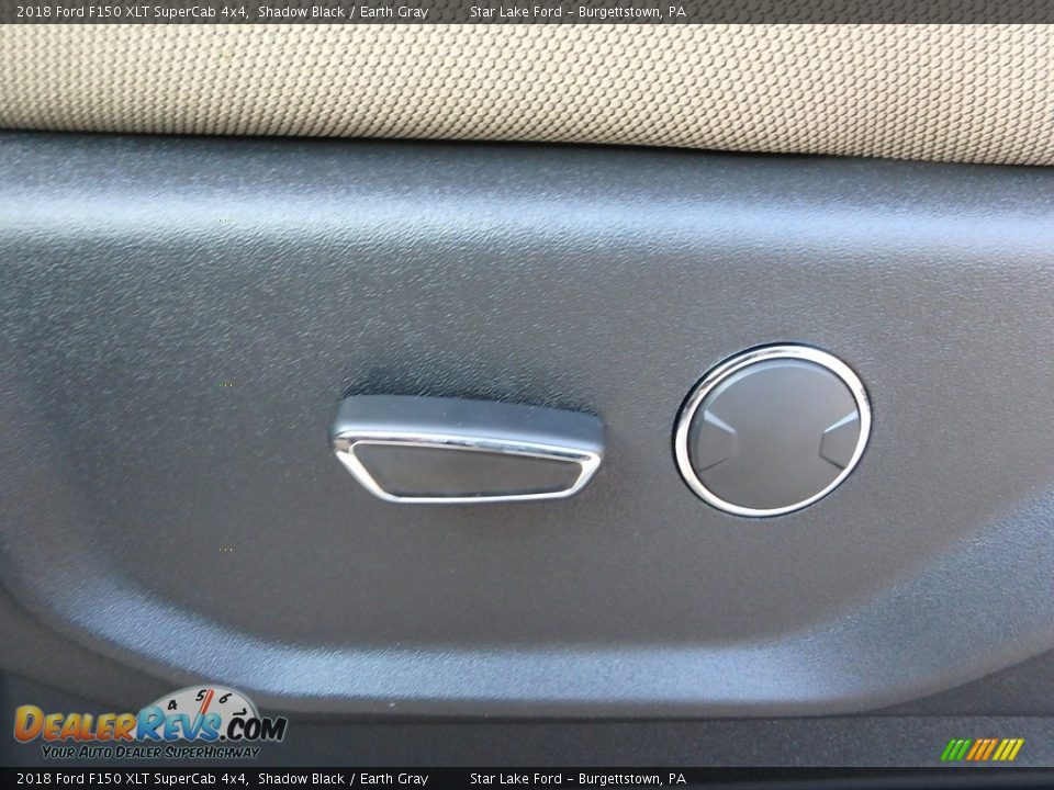 2018 Ford F150 XLT SuperCab 4x4 Shadow Black / Earth Gray Photo #15