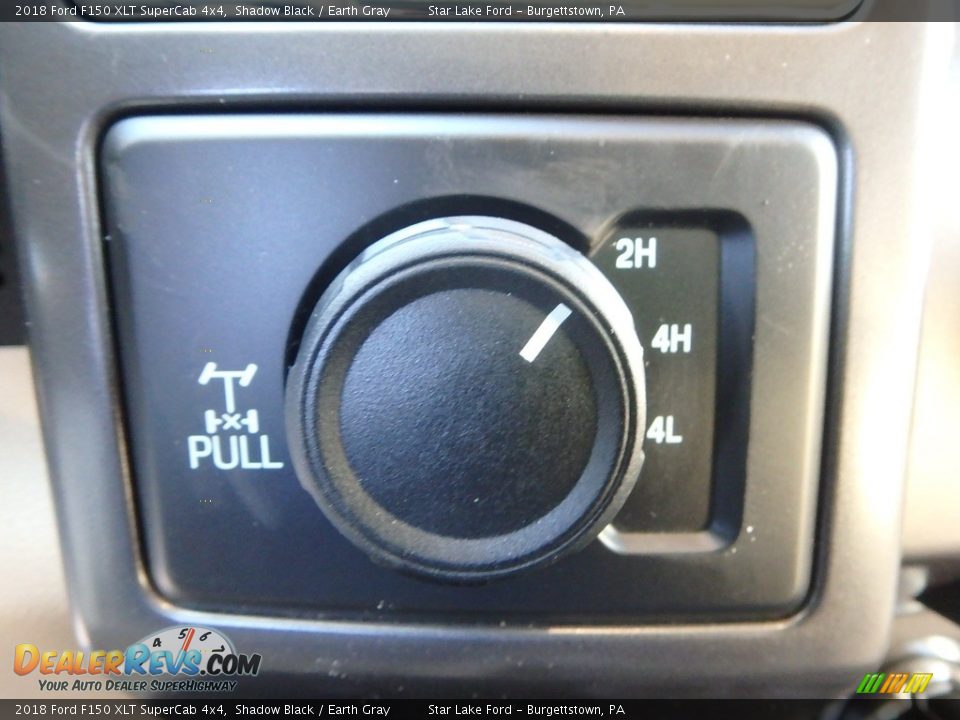 2018 Ford F150 XLT SuperCab 4x4 Shadow Black / Earth Gray Photo #18