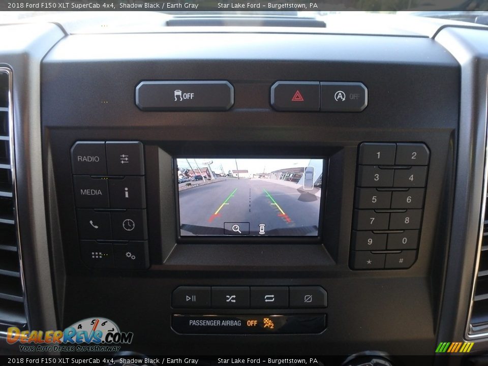2018 Ford F150 XLT SuperCab 4x4 Shadow Black / Earth Gray Photo #20