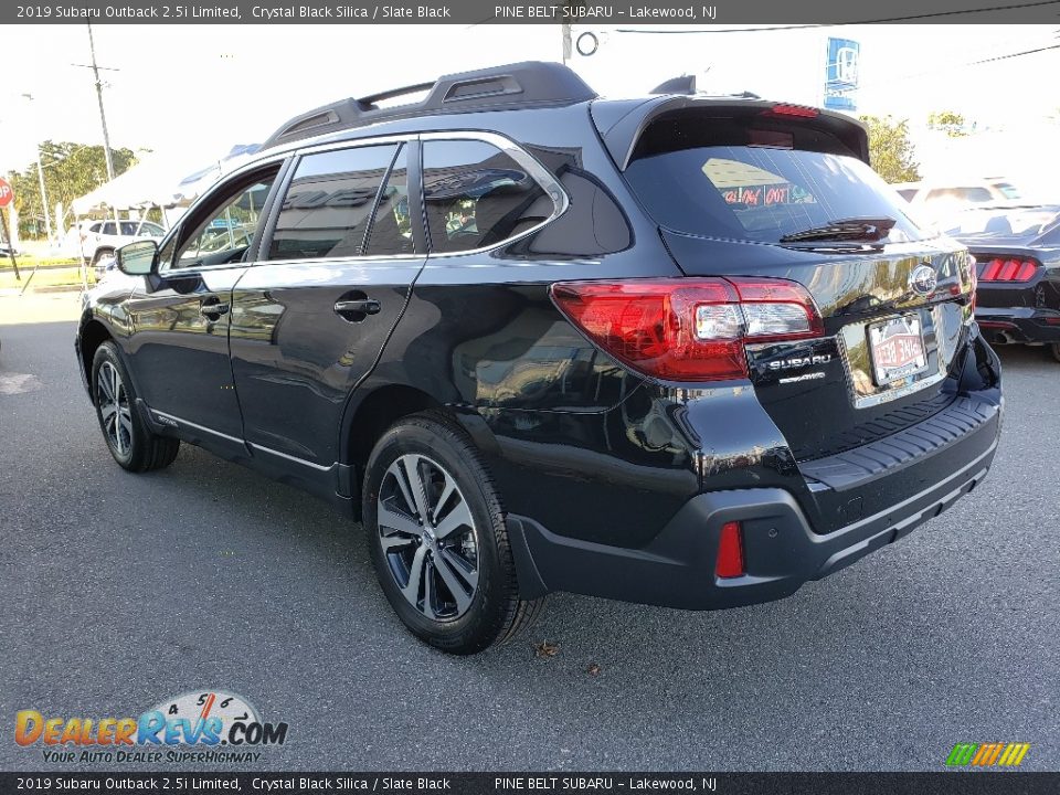 2019 Subaru Outback 2.5i Limited Crystal Black Silica / Slate Black Photo #4