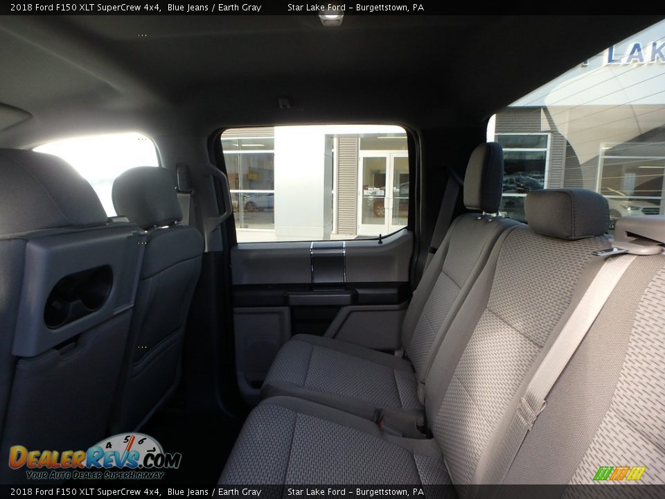 2018 Ford F150 XLT SuperCrew 4x4 Blue Jeans / Earth Gray Photo #10
