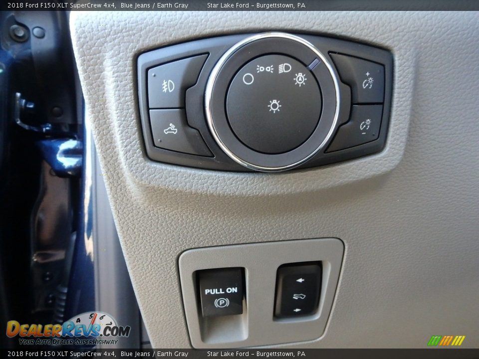 2018 Ford F150 XLT SuperCrew 4x4 Blue Jeans / Earth Gray Photo #13