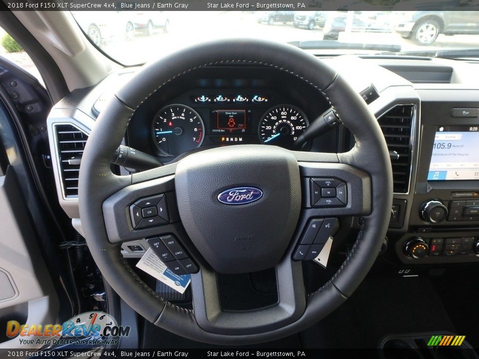 2018 Ford F150 XLT SuperCrew 4x4 Blue Jeans / Earth Gray Photo #16