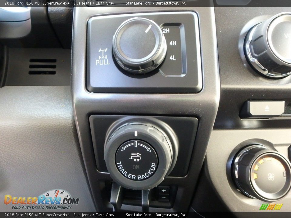 2018 Ford F150 XLT SuperCrew 4x4 Blue Jeans / Earth Gray Photo #17