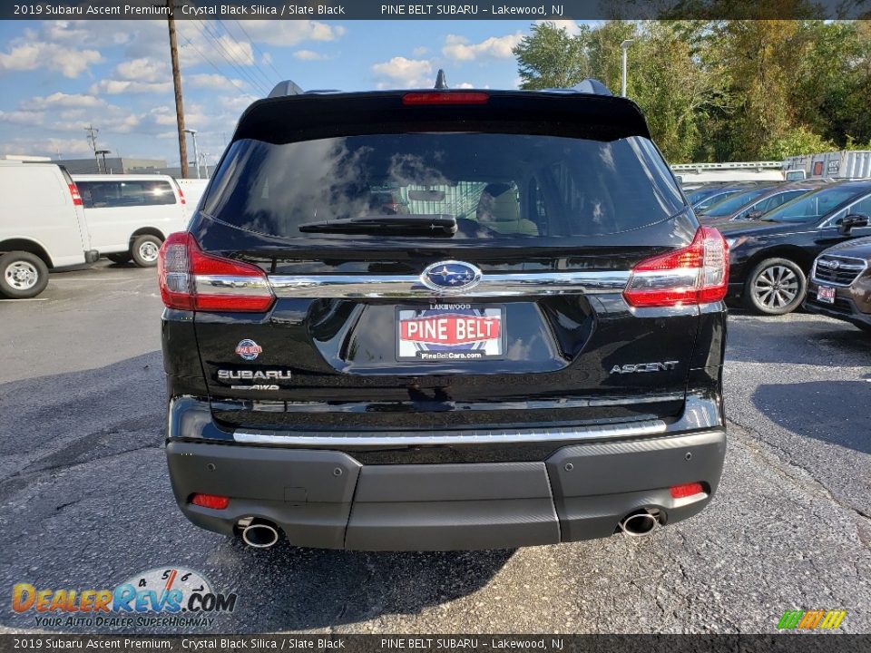2019 Subaru Ascent Premium Crystal Black Silica / Slate Black Photo #5