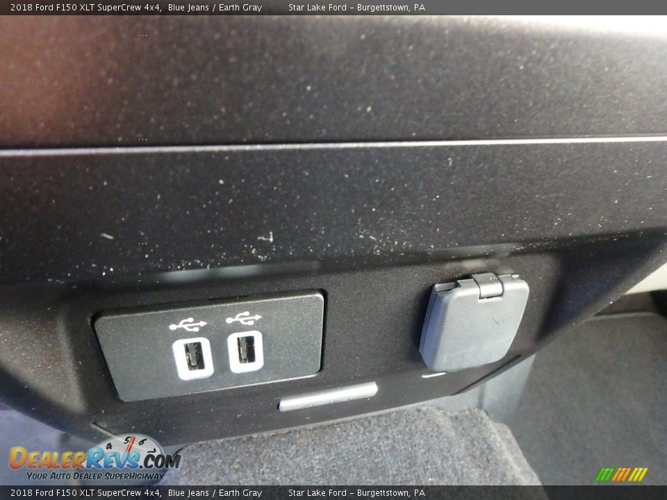 2018 Ford F150 XLT SuperCrew 4x4 Blue Jeans / Earth Gray Photo #18