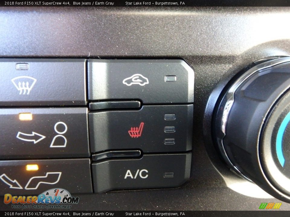 2018 Ford F150 XLT SuperCrew 4x4 Blue Jeans / Earth Gray Photo #19
