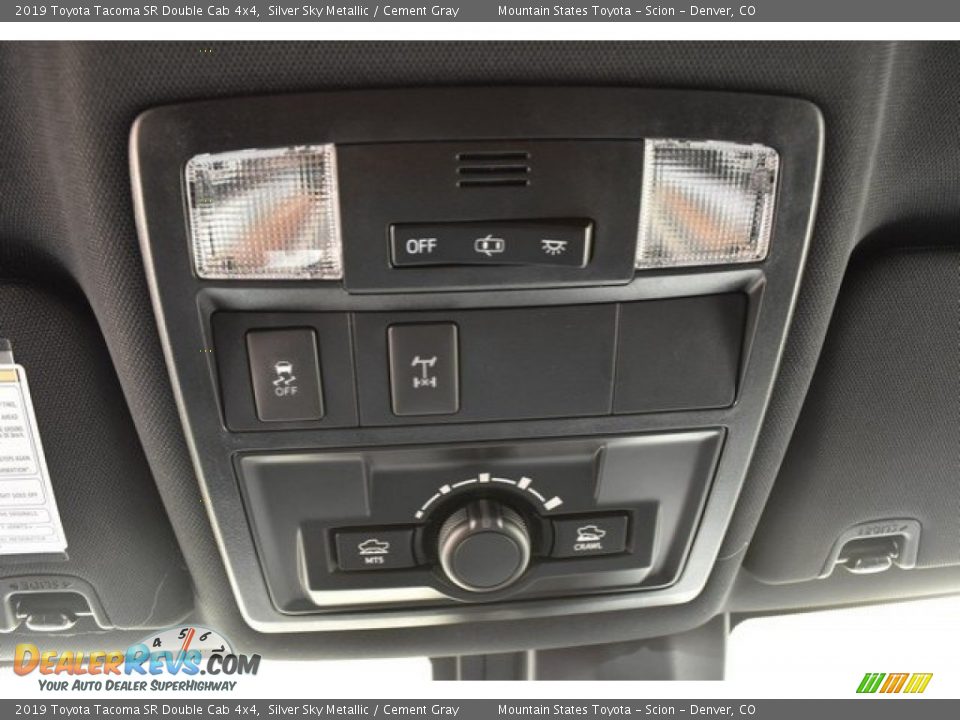 2019 Toyota Tacoma SR Double Cab 4x4 Silver Sky Metallic / Cement Gray Photo #9