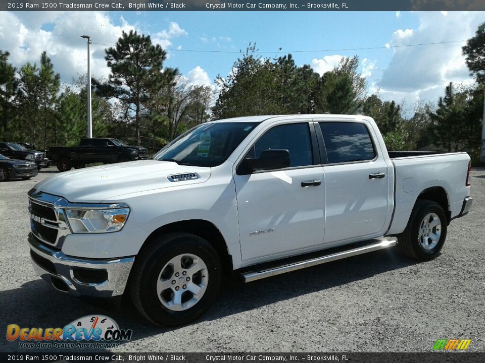 2019 Ram 1500 Tradesman Crew Cab Bright White / Black Photo #1