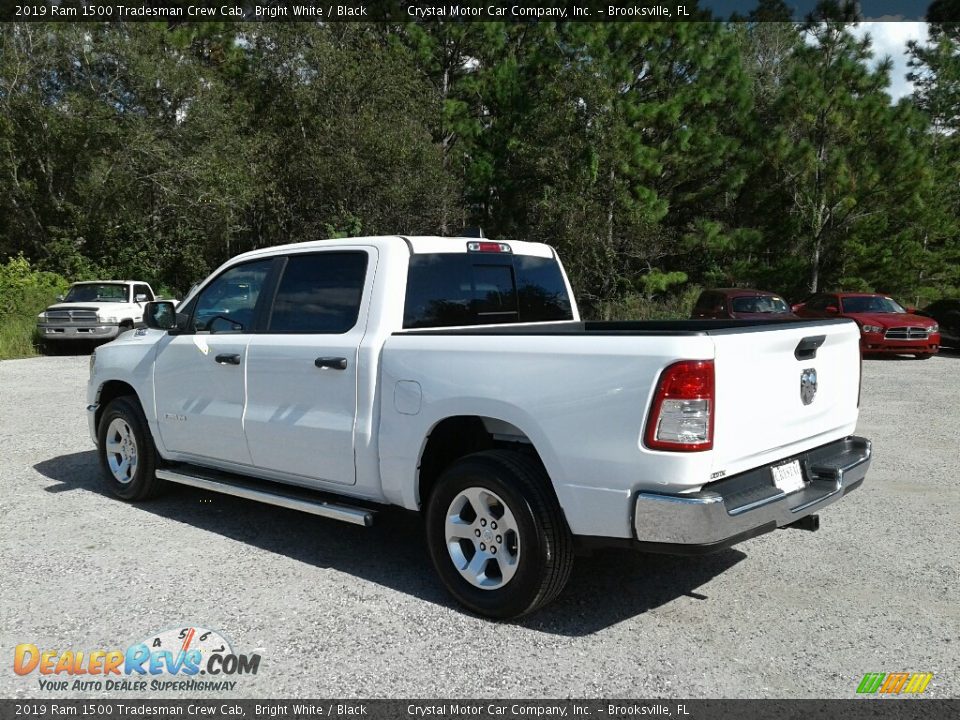 2019 Ram 1500 Tradesman Crew Cab Bright White / Black Photo #3