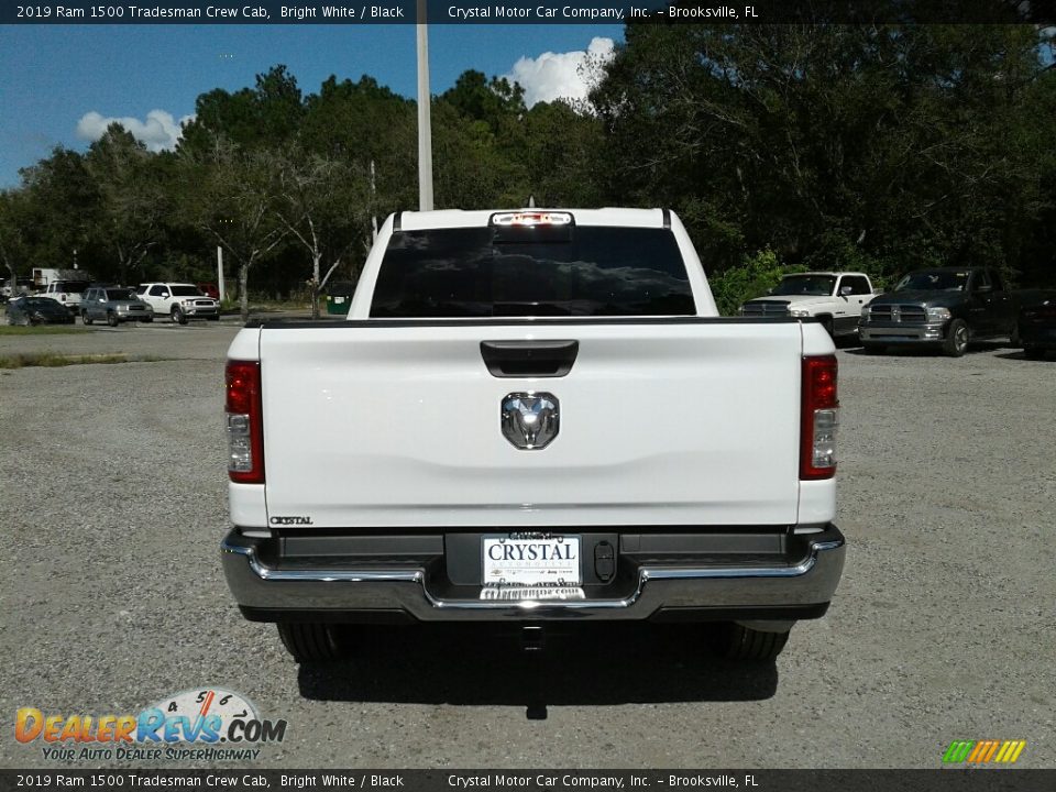 2019 Ram 1500 Tradesman Crew Cab Bright White / Black Photo #4