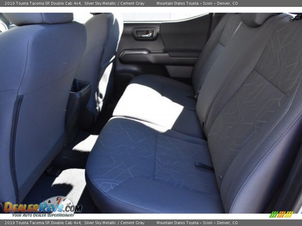 2019 Toyota Tacoma SR Double Cab 4x4 Silver Sky Metallic / Cement Gray Photo #15