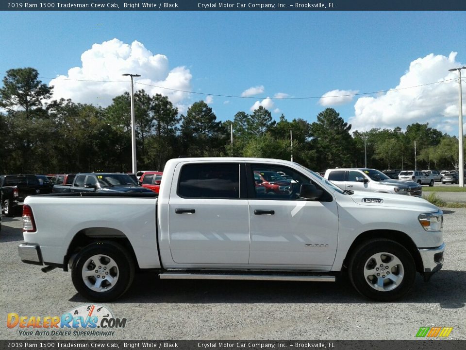 2019 Ram 1500 Tradesman Crew Cab Bright White / Black Photo #6