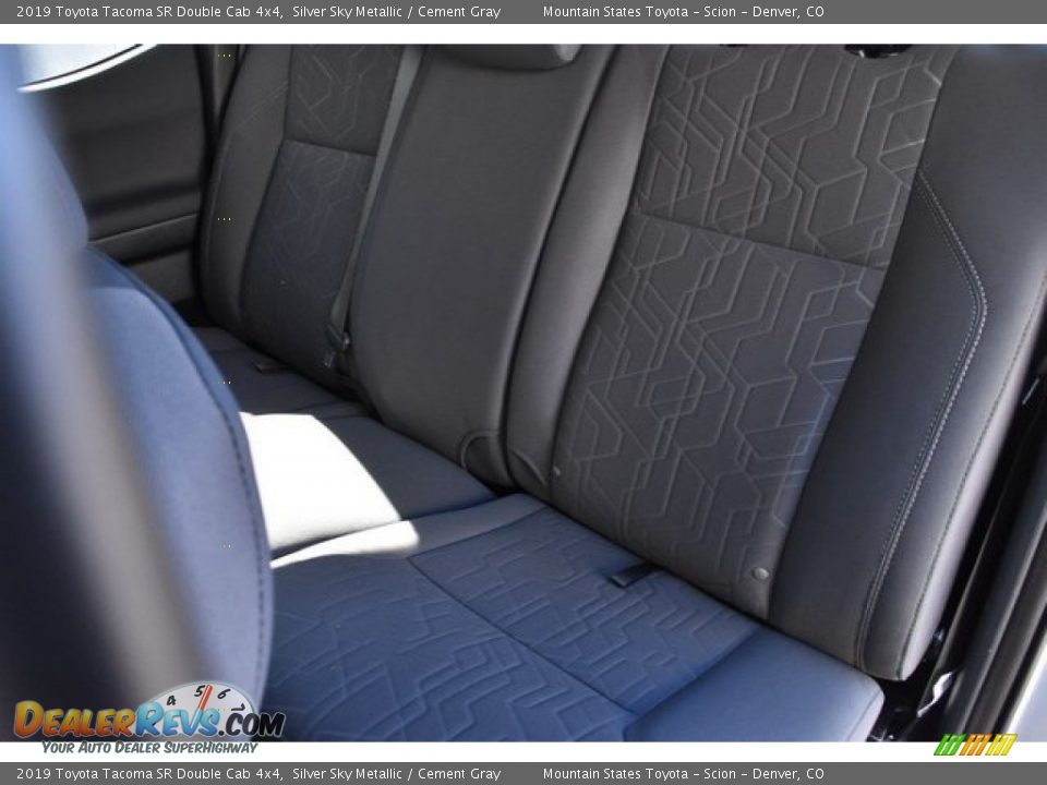 2019 Toyota Tacoma SR Double Cab 4x4 Silver Sky Metallic / Cement Gray Photo #16