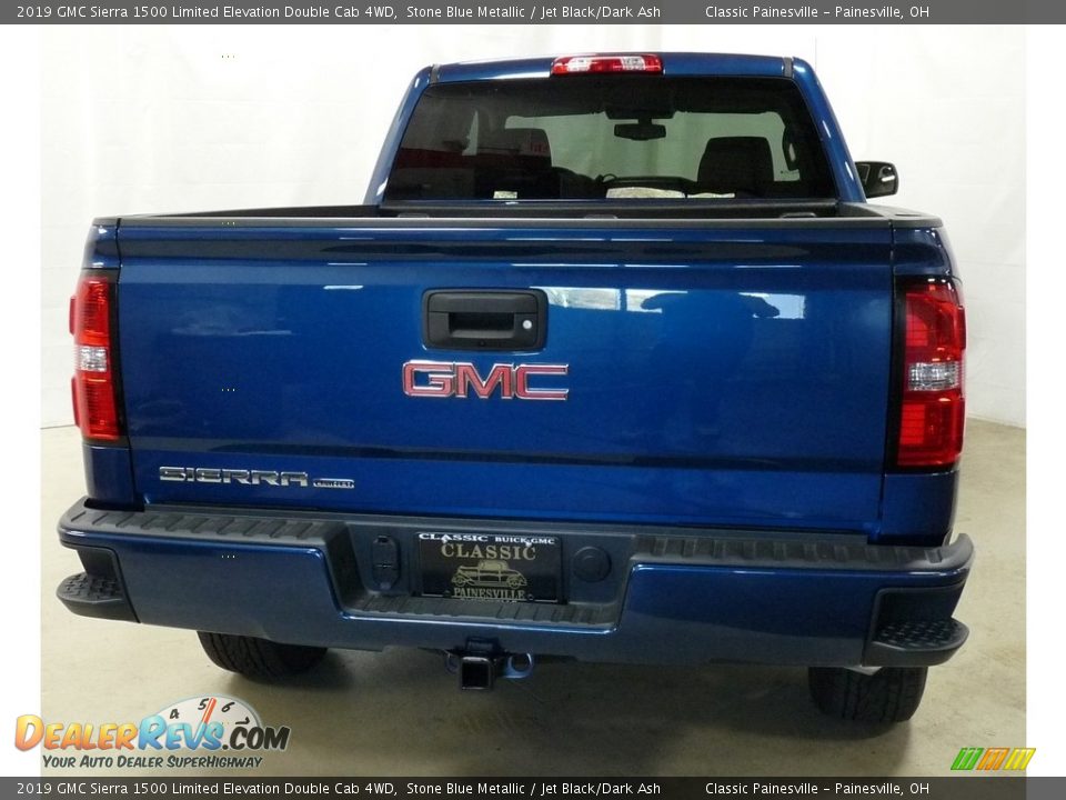 2019 GMC Sierra 1500 Limited Elevation Double Cab 4WD Stone Blue Metallic / Jet Black/Dark Ash Photo #3