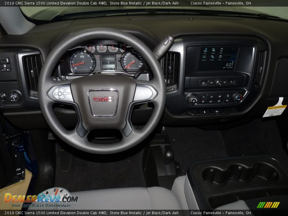 2019 GMC Sierra 1500 Limited Elevation Double Cab 4WD Stone Blue Metallic / Jet Black/Dark Ash Photo #8