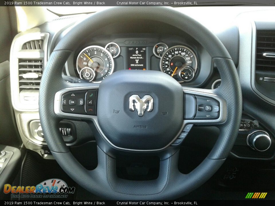 2019 Ram 1500 Tradesman Crew Cab Bright White / Black Photo #14