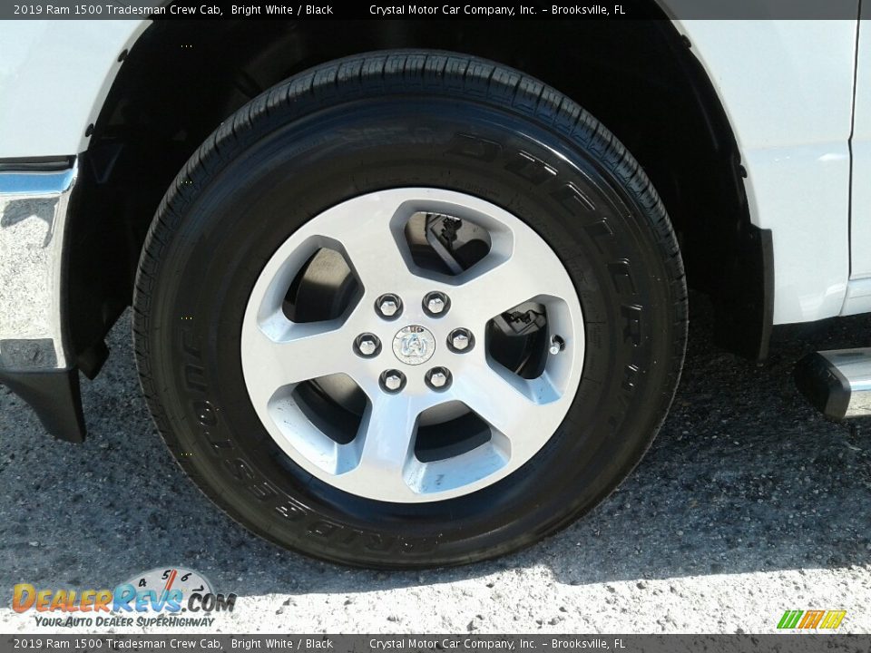 2019 Ram 1500 Tradesman Crew Cab Bright White / Black Photo #20