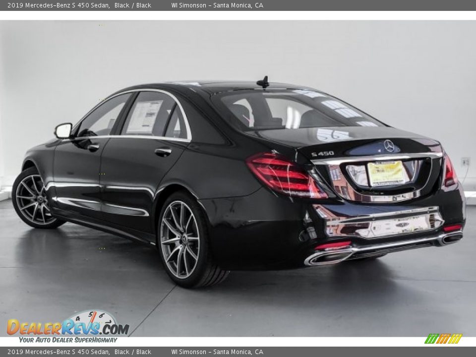 2019 Mercedes-Benz S 450 Sedan Black / Black Photo #2